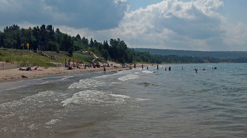 the beach along m26